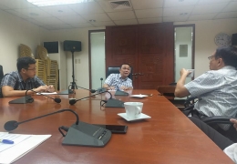 April 10, 2018 Courtesy call with Atty. Ricardo Cabling, President, of SHFC 2