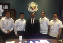 August 16, 2017  OURTESY MEETING WITH SEN. JV EJERCITO